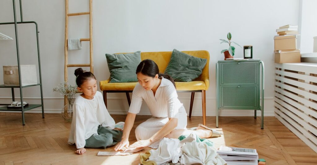 家事を効率化して時短を実現するためのマイルールを考える女性のイメージ画像