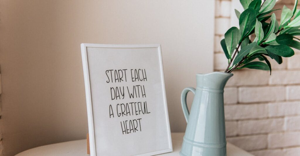 家族がお互いに家事の感謝を伝え合うシーンのほっこりイラスト