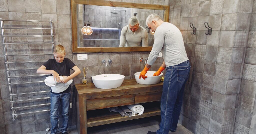 家事を単なる役割ではなく責任として分担する考え方の図解イラスト