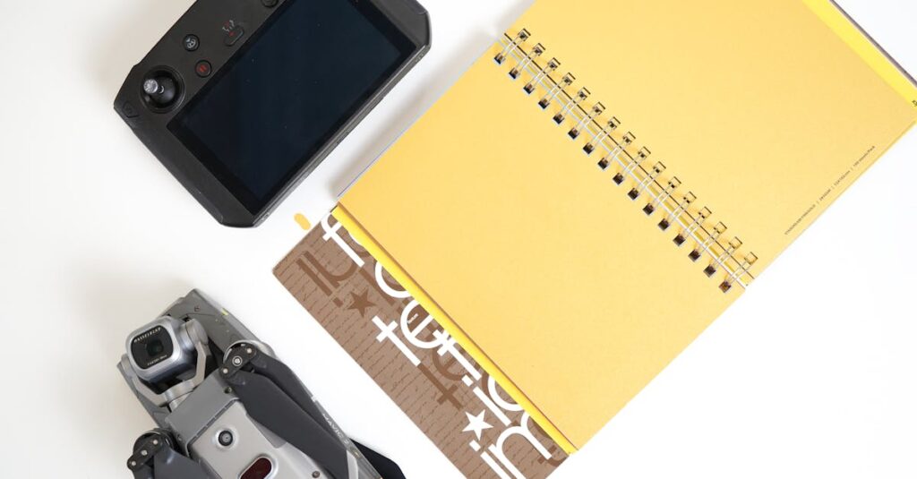 家族がタブレットやスマホを使って家事分担や会議内容を共有している様子(デジタル活用の場面)