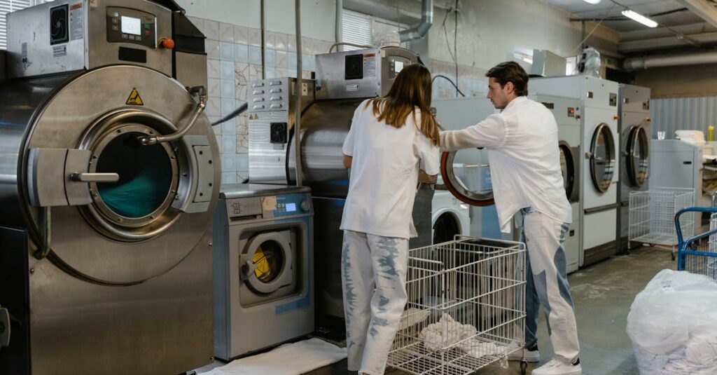 効率的な家事動線で時短するキッチン作業風景