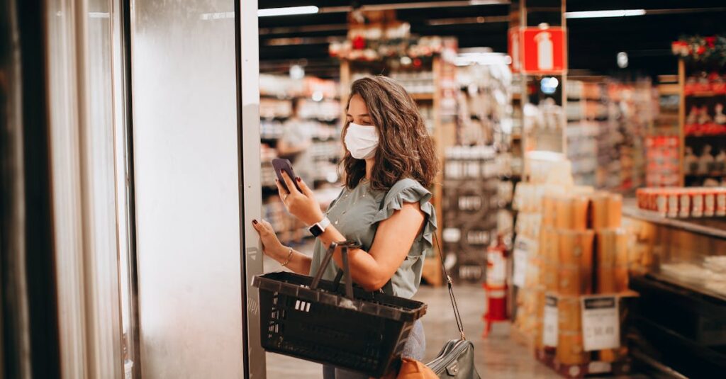 買い物リストの診断チャート。YES/NOで進む形式で、最適なリスト型が分かる図解付きイメージ。