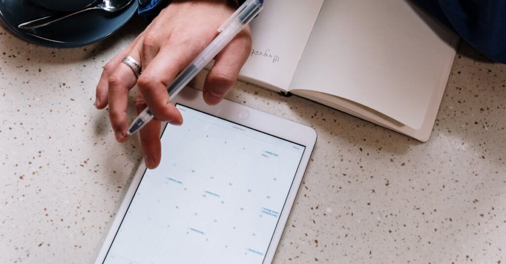 1ヶ月の献立を週替わりでローテーション管理するための月間表テンプレート。