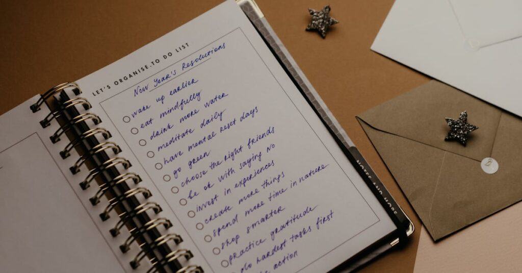 優先順位で分類された買い物リスト。絶対に必要なものとそうでないものが一目で分かる型。