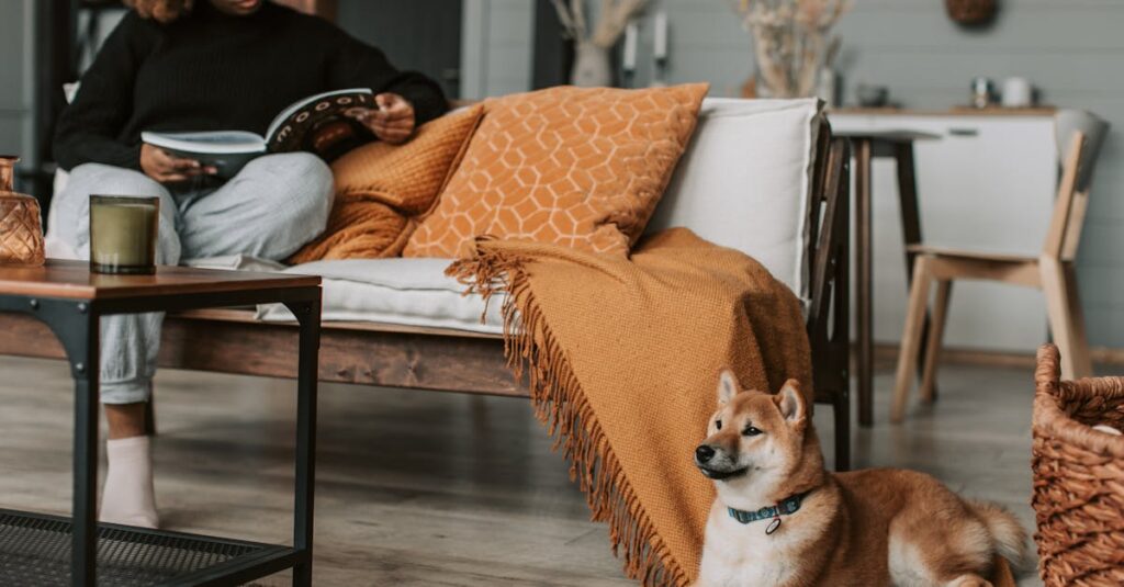 週末に家事代行で時間ができ、ゆったりと過ごす女性の様子