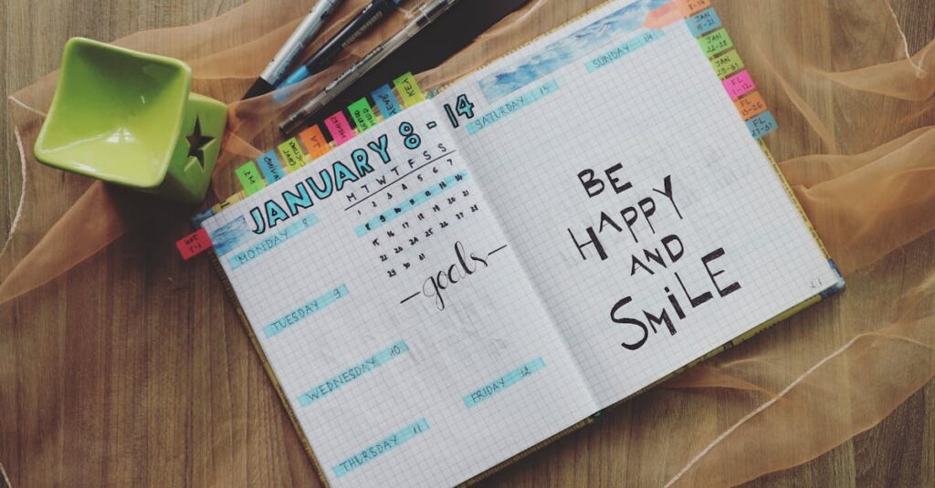 曜日ごとに分けられた買い物リスト型。曜日別でルーチン管理でき、毎日の買い物がスムーズに。