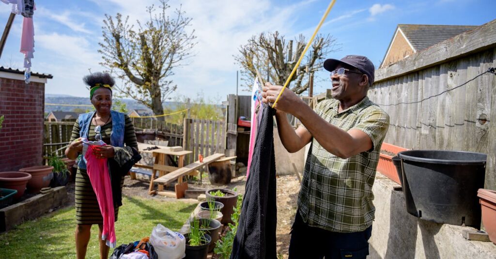週末2時間で家事を効率よく行う計画を立てる様子。自由時間が増えて生活の質が向上するイメージ。
